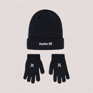 New Boys Hurley Beanie & Glove Set